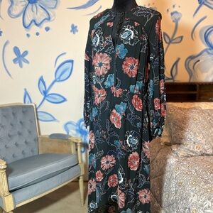 ASTR The Label Florence Floral Print Dress